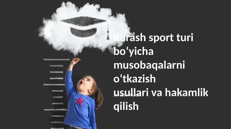 Kurash sport turi bo‘yicha musobaqalarni o‘tkazish usullari va hakamlik qilish