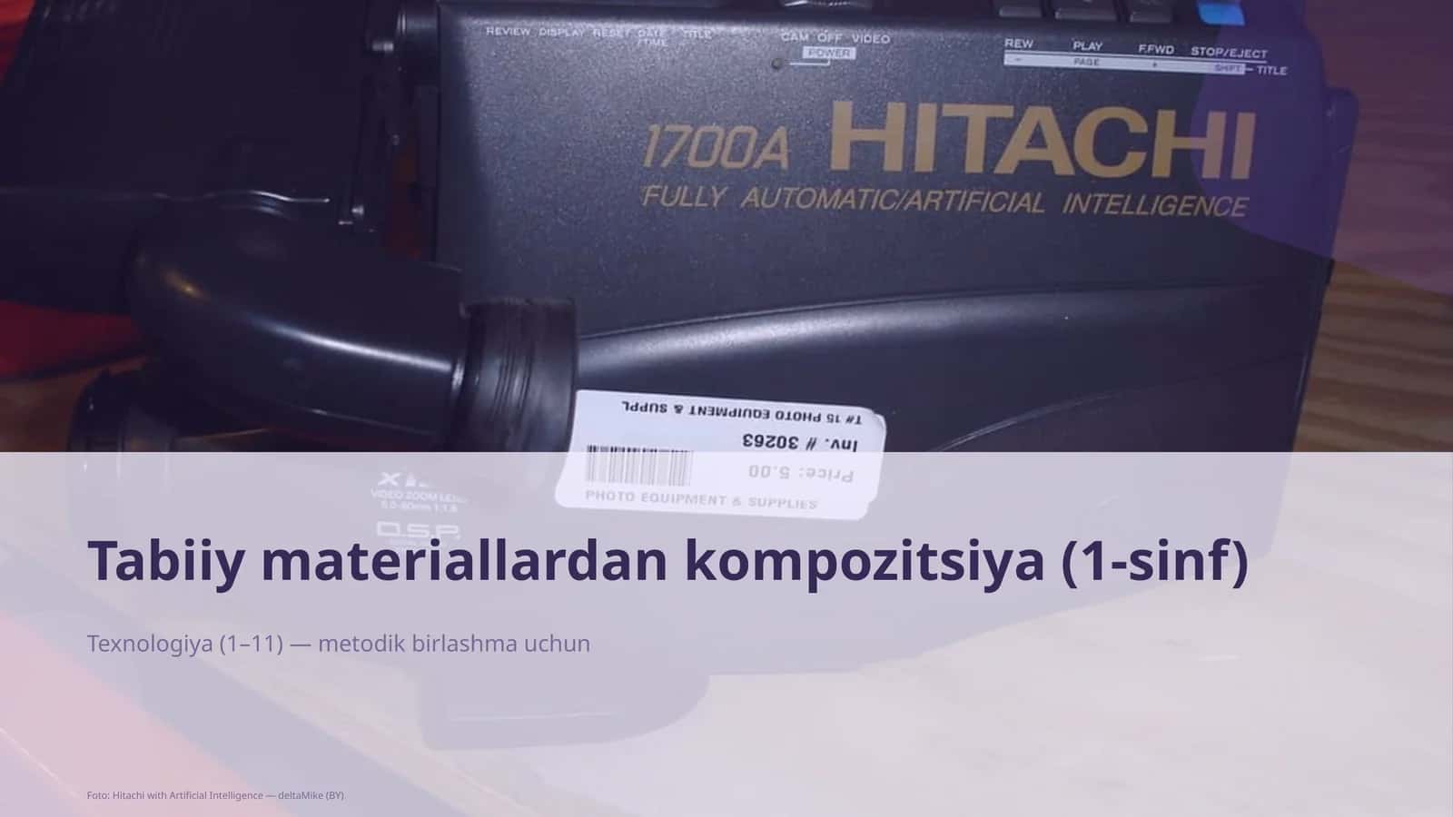 Tabiiy materiallardan kompozitsiya (1-sinf)