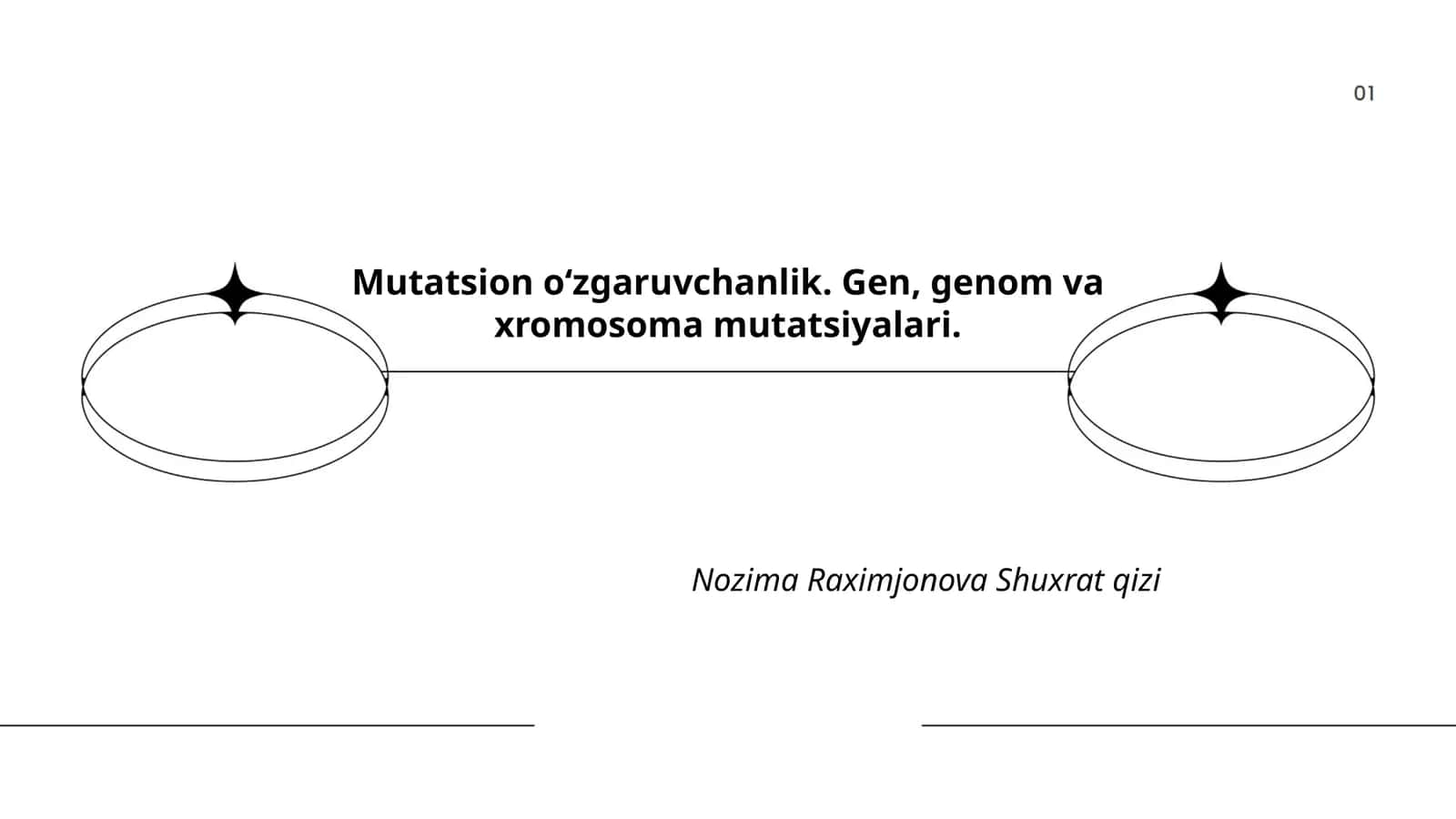 Gen, genom va xromosoma mutatsiyalari