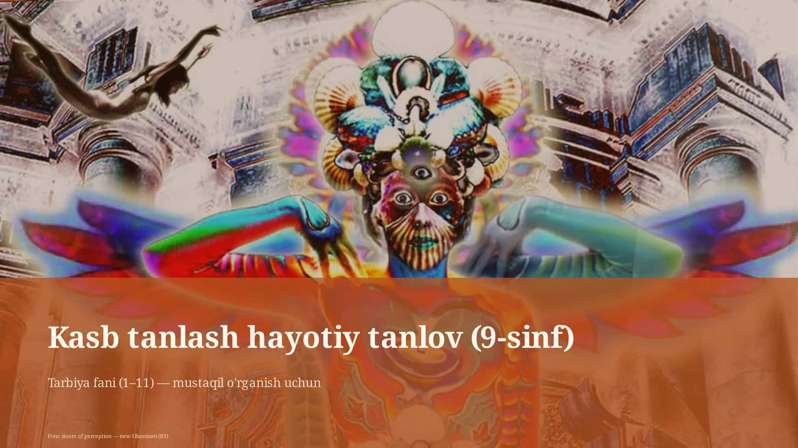 Kasb tanlash hayotiy tanlov (9-sinf)
