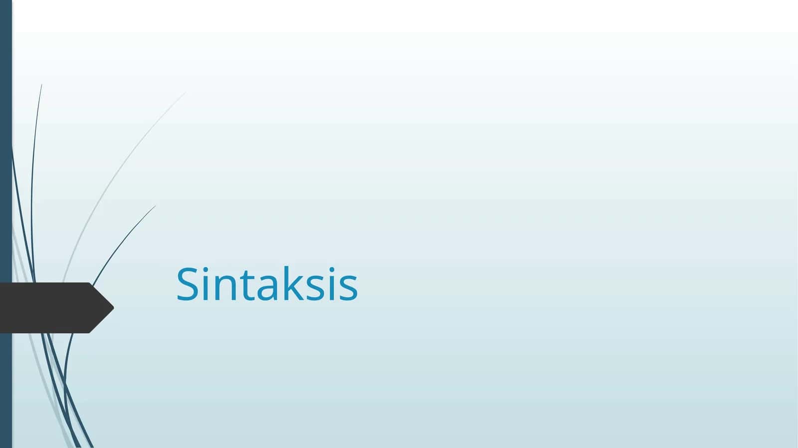 SINTAKSIS