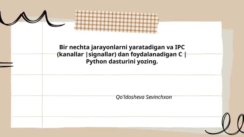 C |Python dasturi