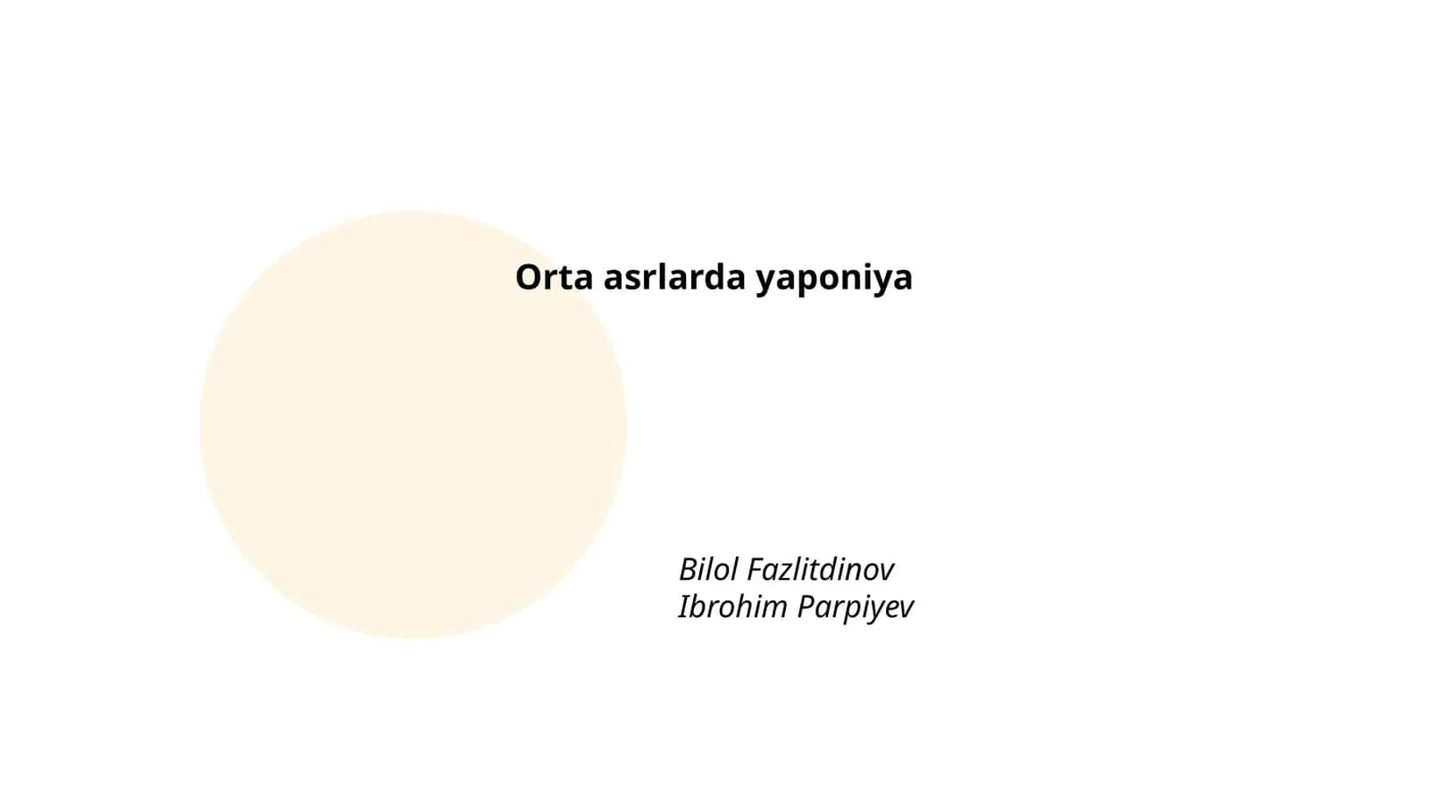 Orta asrlarda yaponiya