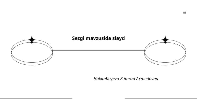 Sezgi mavzusida slayd