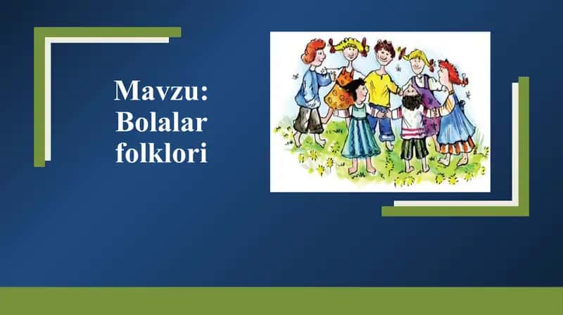 Bolalar folklori