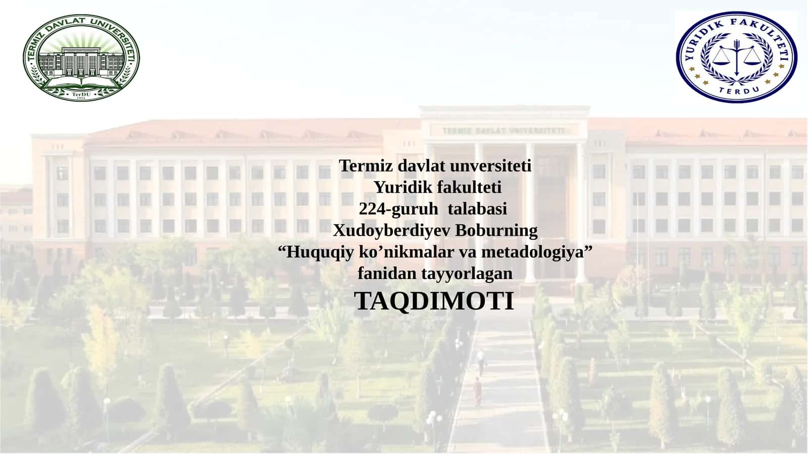 Taym-menejment:Oʻqish va ishda vaqtni samarali boshqarish usullari