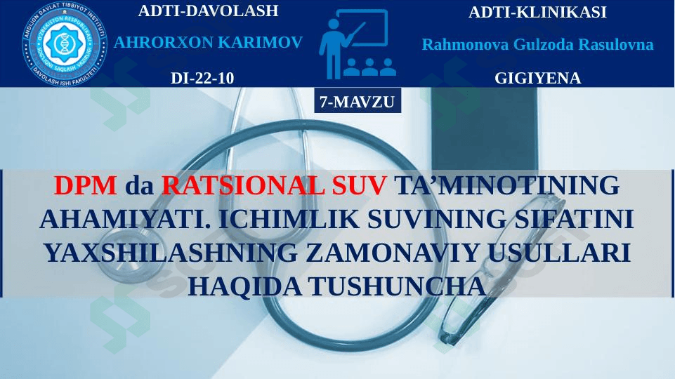 DPM da RATSIONAL SUV TA’MINOTI- GIGIYENA-suv