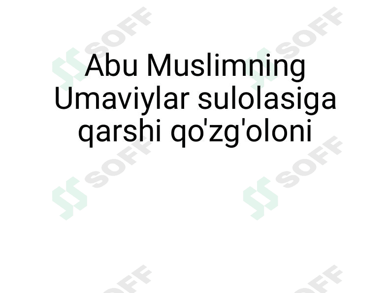 Abu Muslim