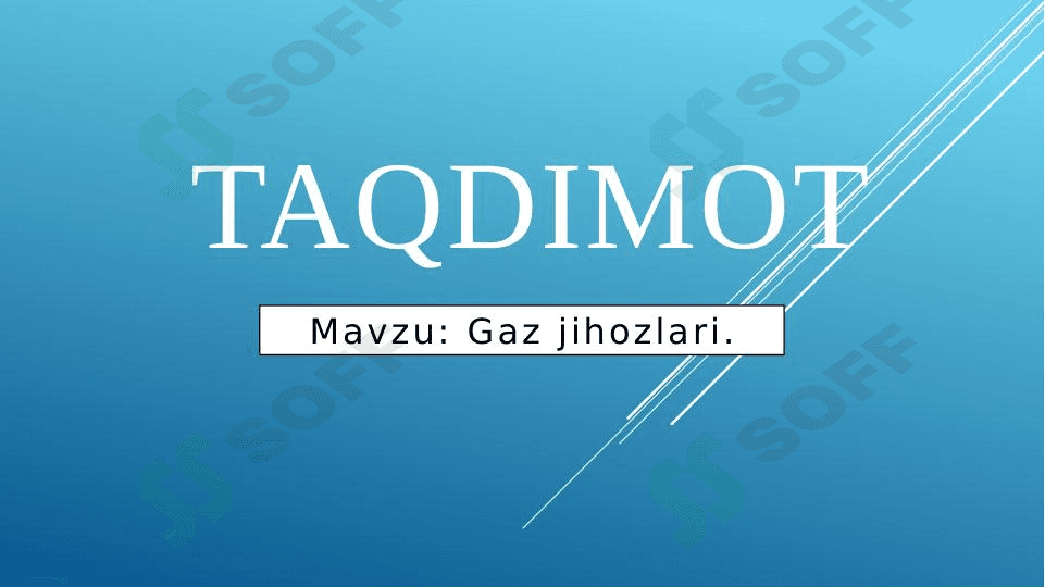 Gaz jihozlari
