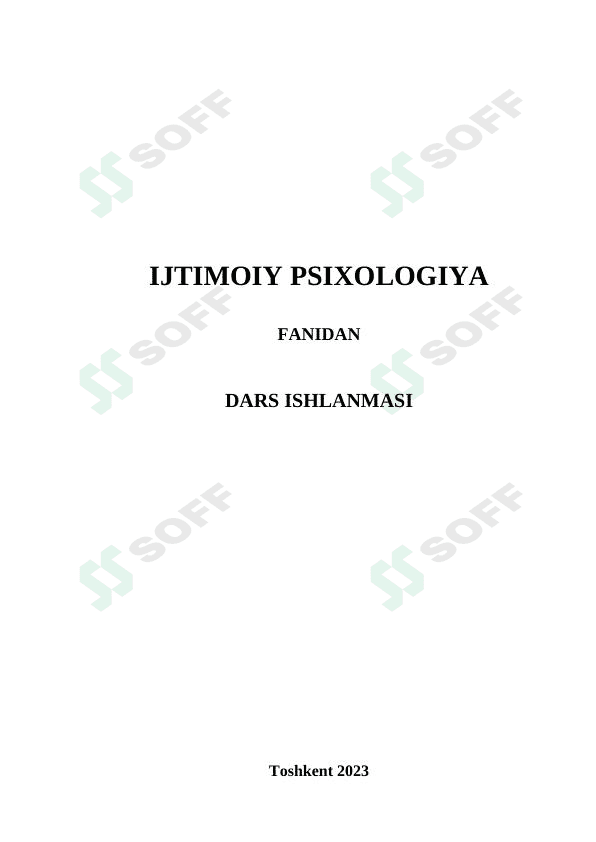Ijtimoiy psixologiya fan sifatida