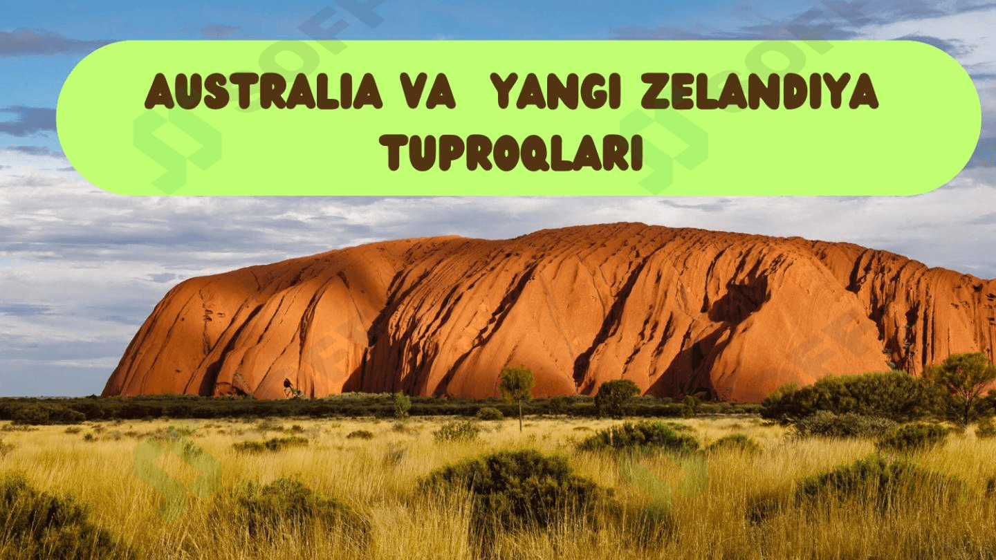 Australia va Yangi Zelandiya tuproqlari