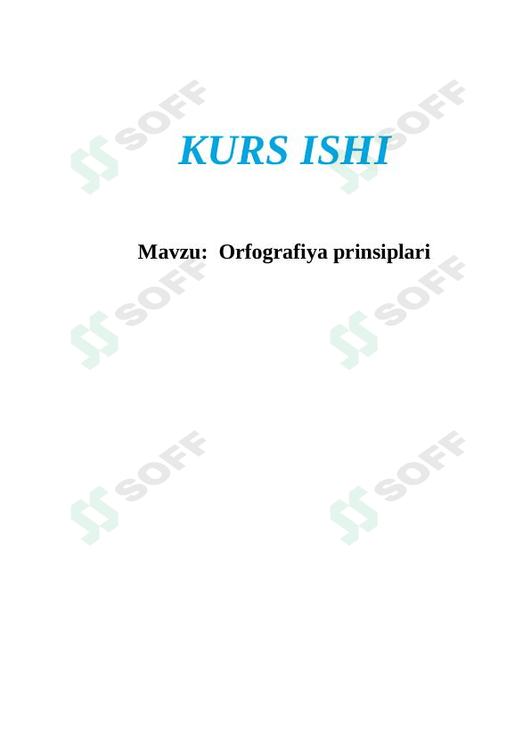Orfografiya prinsiplari