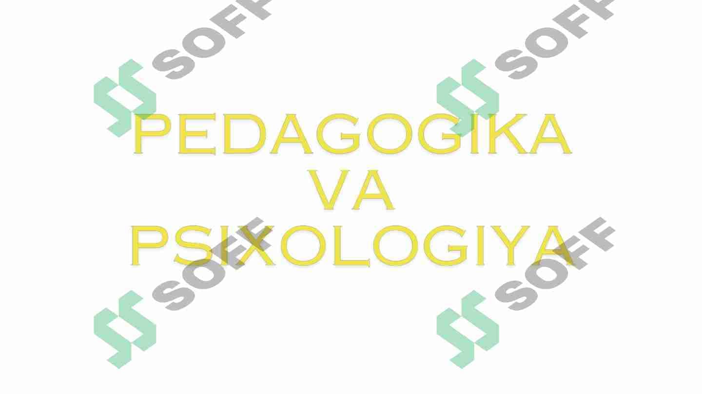 Pedagogik muloqot tizimi va uni tashkil etish texnologiyasi.