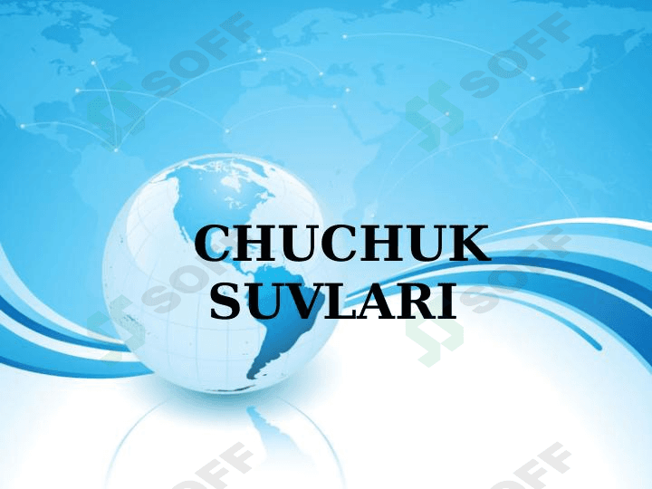 CHUCHUK SUVLARI