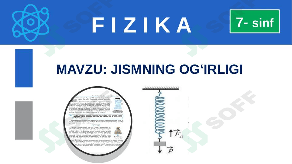 Jismning og'irligi