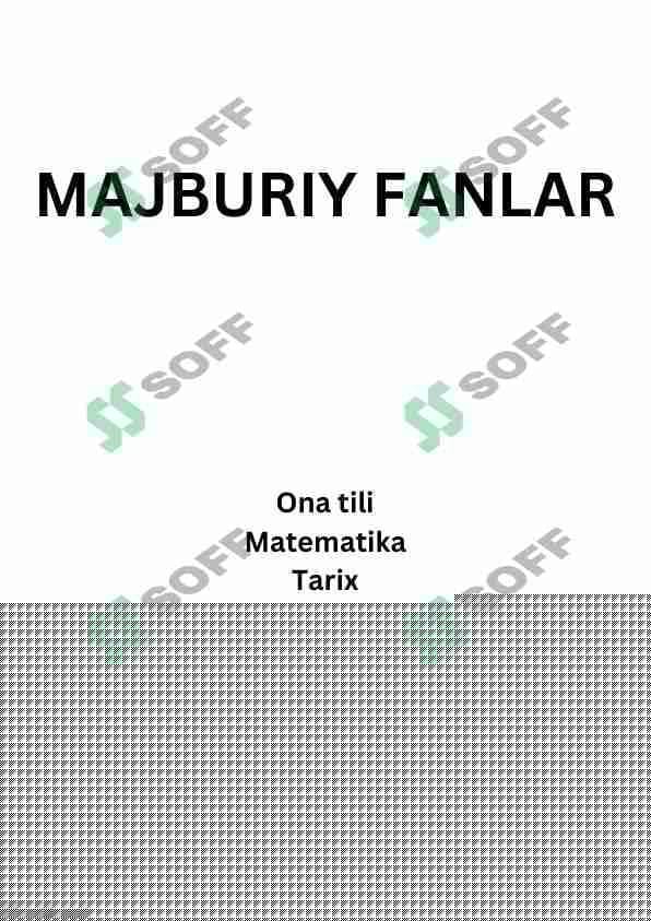 Majburiy fanlar
