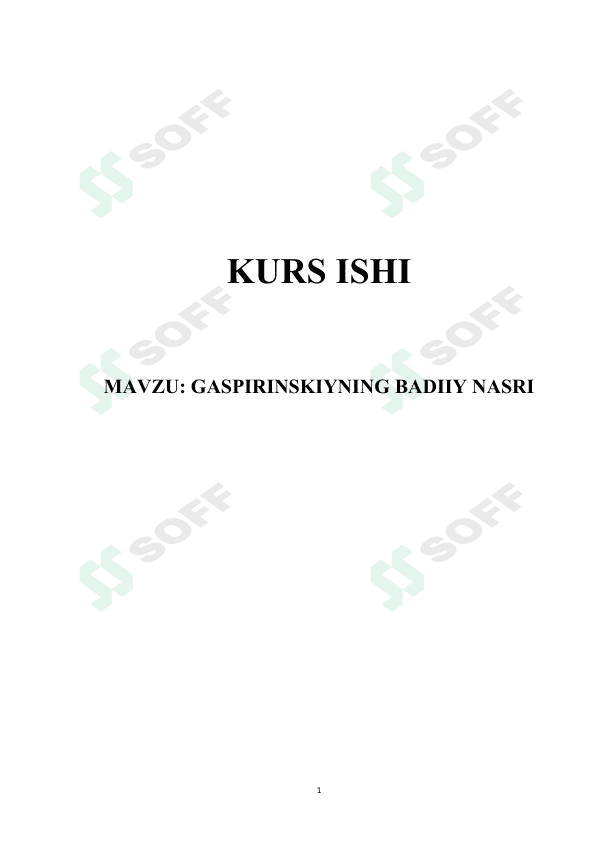 GASPIRINSKIYNING BADIIY NASRI