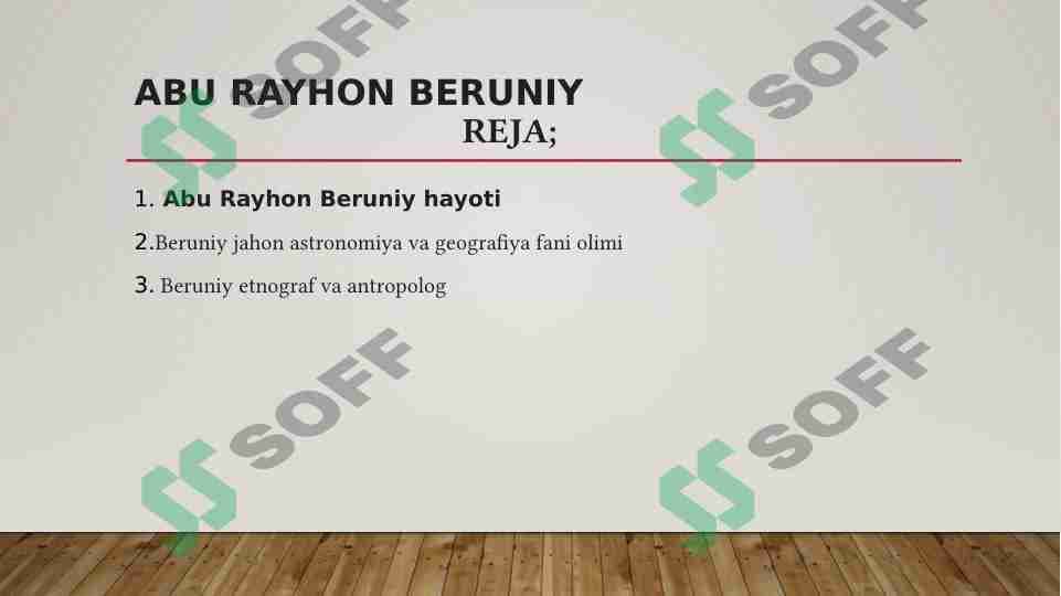 Abu Rayxon Beruniy