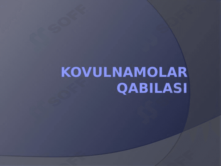 Kovulnamolar qabulasi