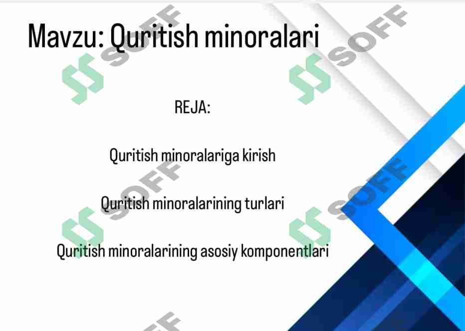 Quritish minoralari