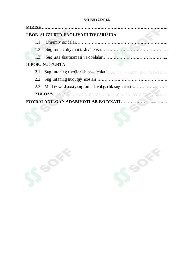 Shaxsiy sug'urtada tomonlarning huquq va majburiyatlari