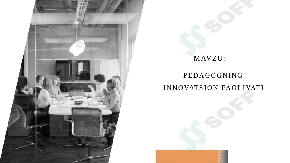 Pedagogning innovatsion faoliyati