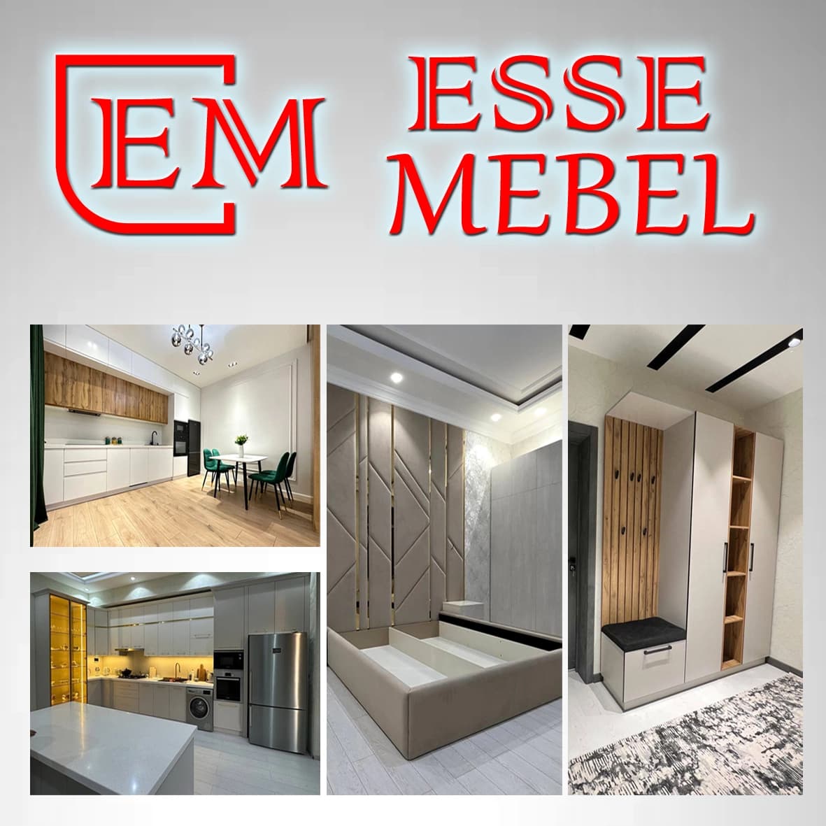 Mebel ustalari uchun flayer shabloni