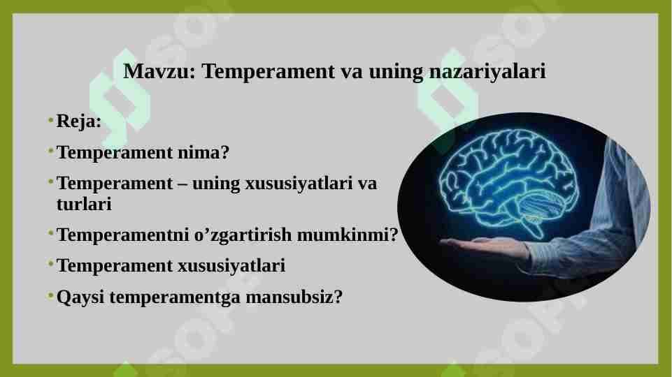 Temperament va uning nazariyalari