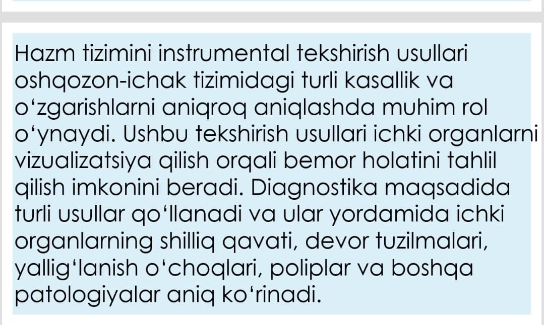 Hazm qilish sistemasi