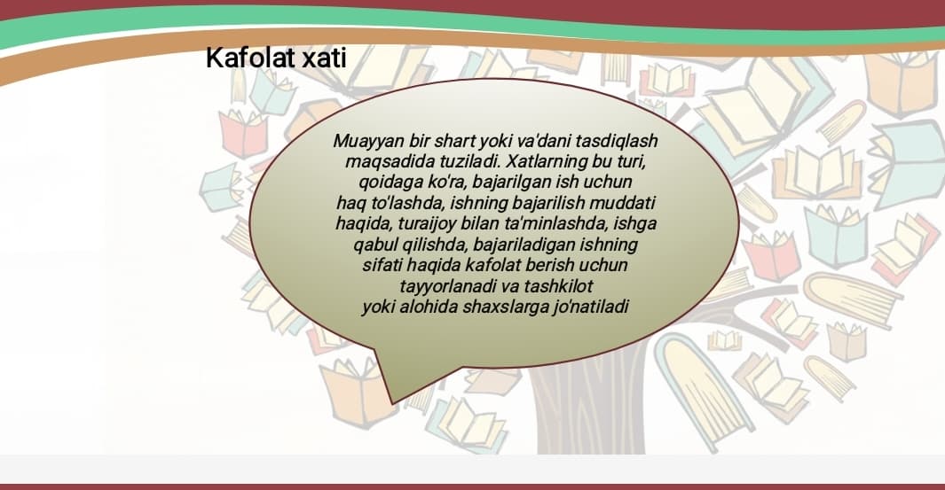 Kafolat xati