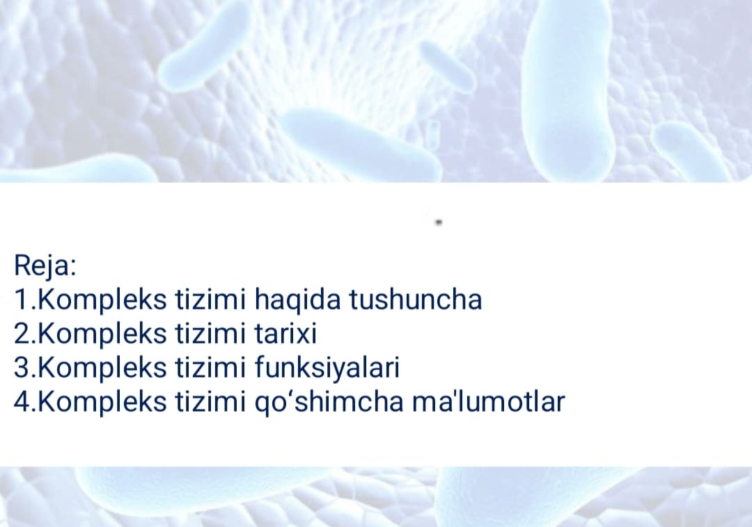 Komplement tizimi