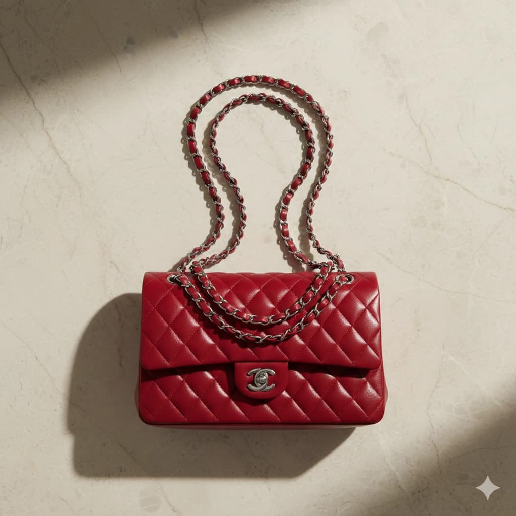 Chanel qizil sumka