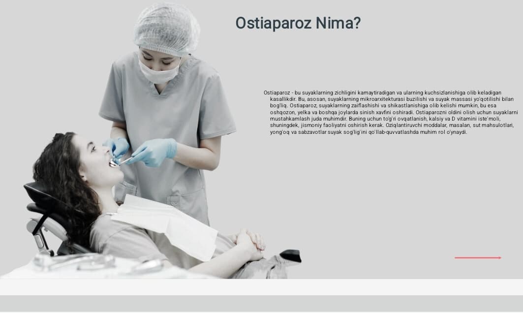 osteoporoz mavzusi boyicha