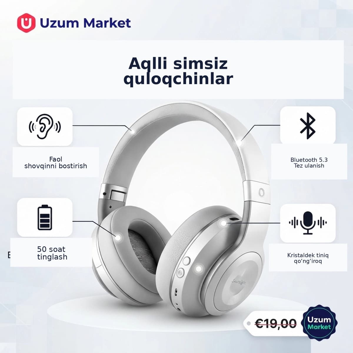 Uzum Market uchun 5 ta 4K infografika