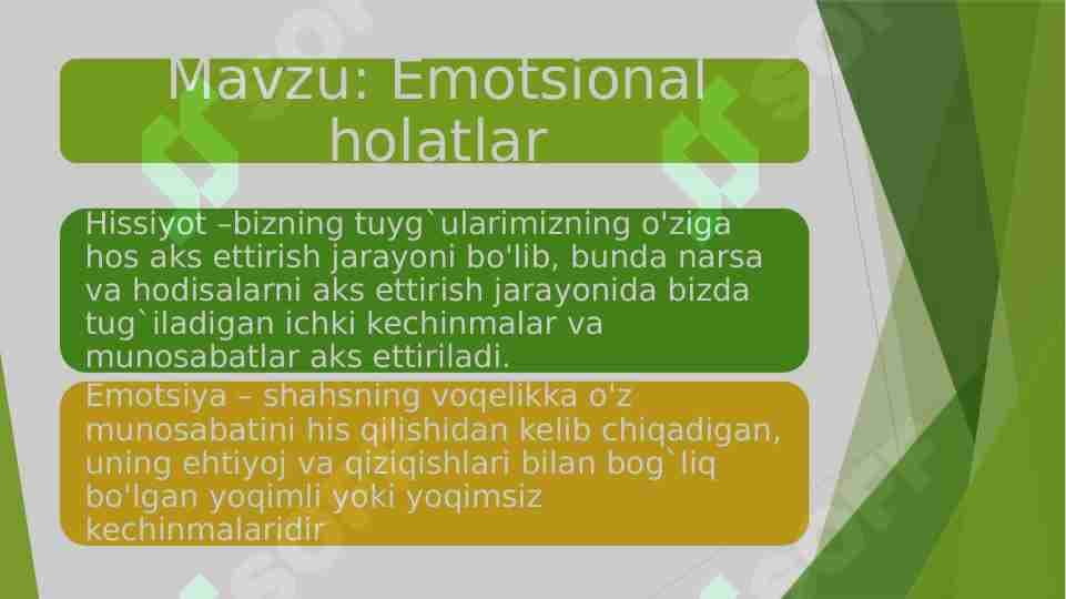 Emotsional holatlar