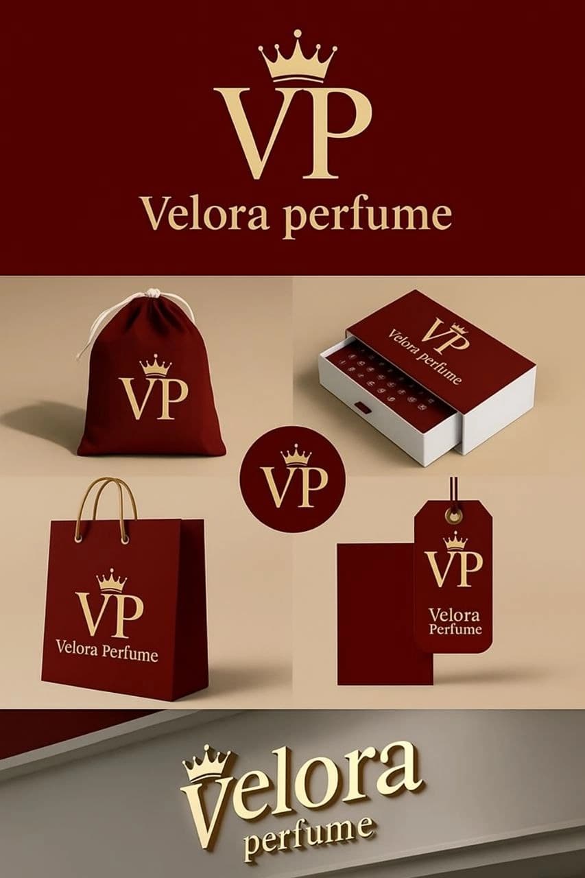 Velora Perfume – Premium Logo va Qadoqlash Dizayni