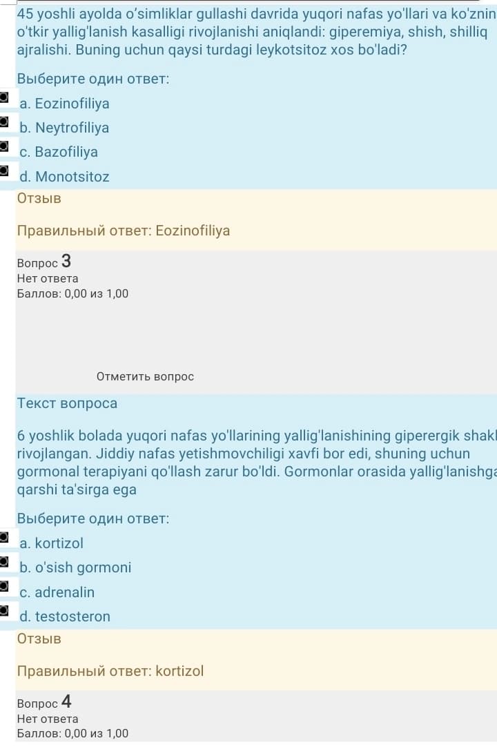 Patologik Fizaligiya  Test  orginal