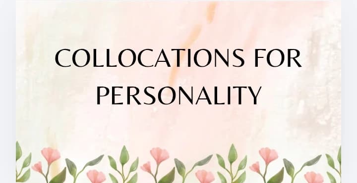 Collacation for personality