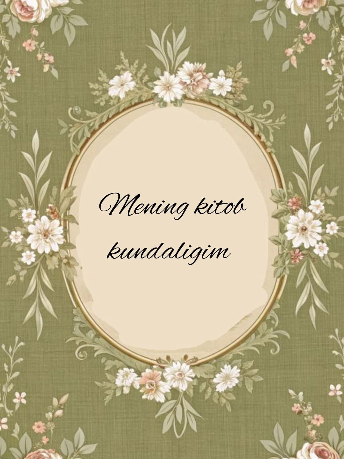 Kitobxonalar uchun kundalik