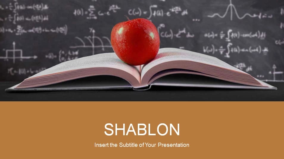 Ta'lim uchun taqdimot shabloni