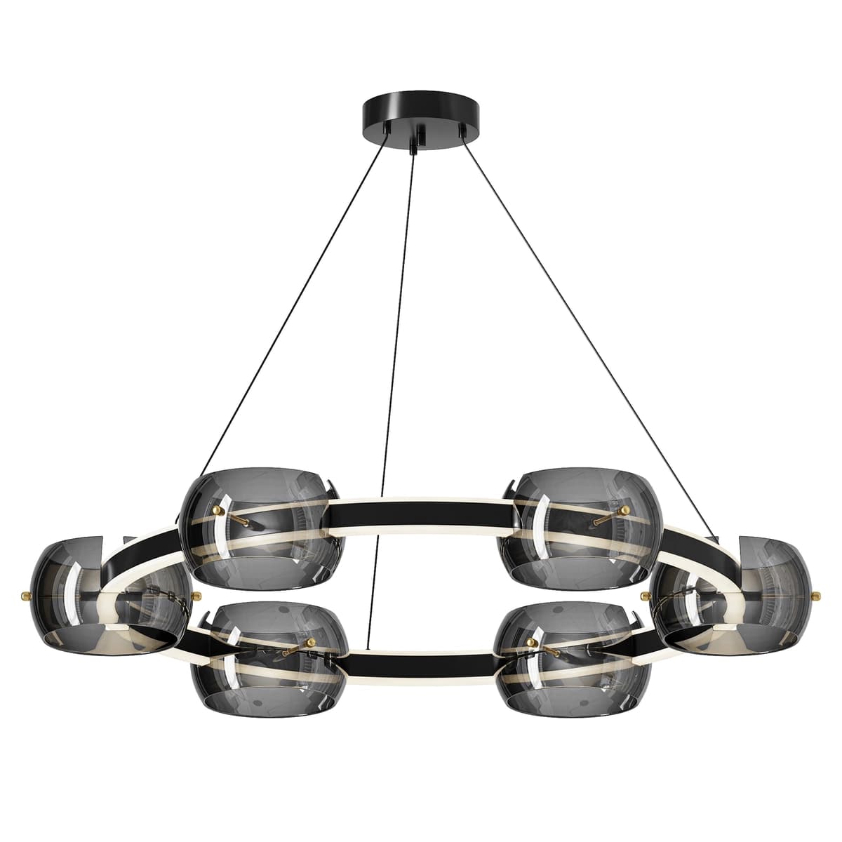 DILAN RING chandelier 6 heads