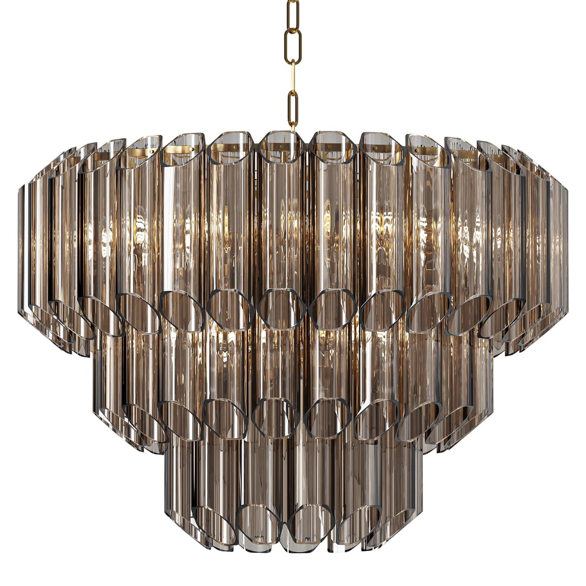 Aurum Cascade Glass Chandelier