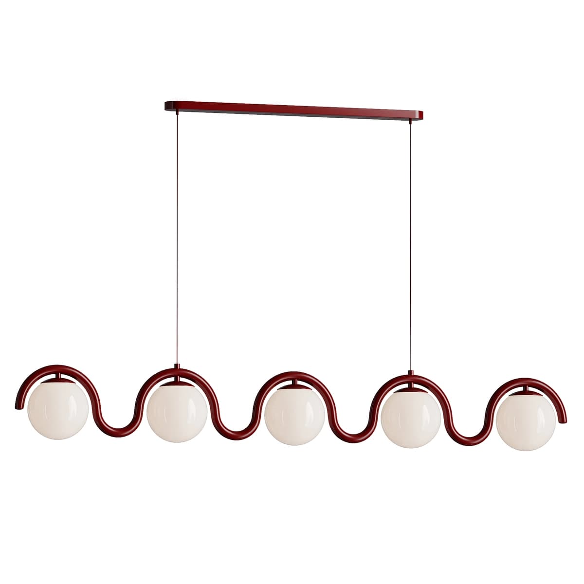 Lenox Linear Ball Pendant Lamp 5 heads