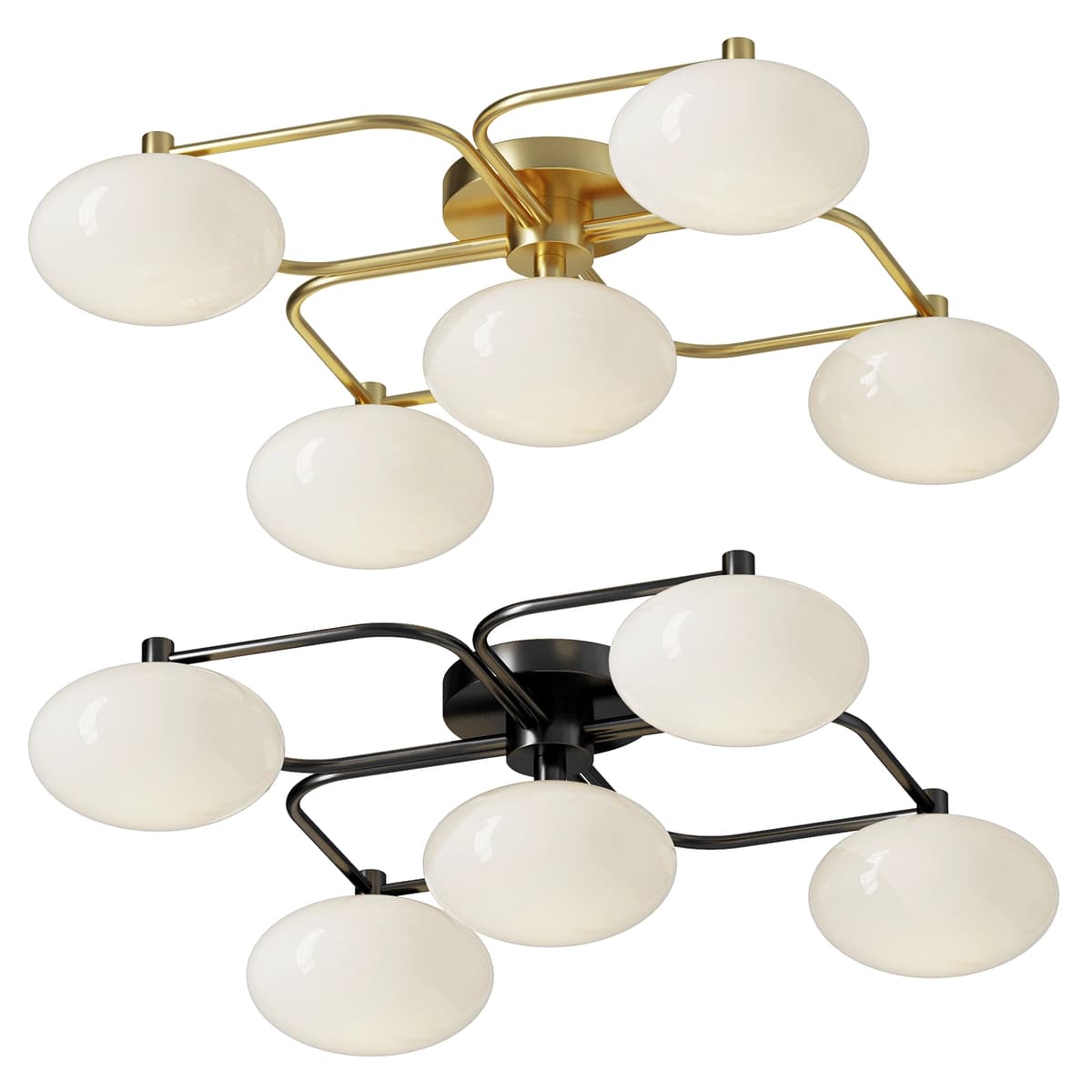 Glass Flush Mount