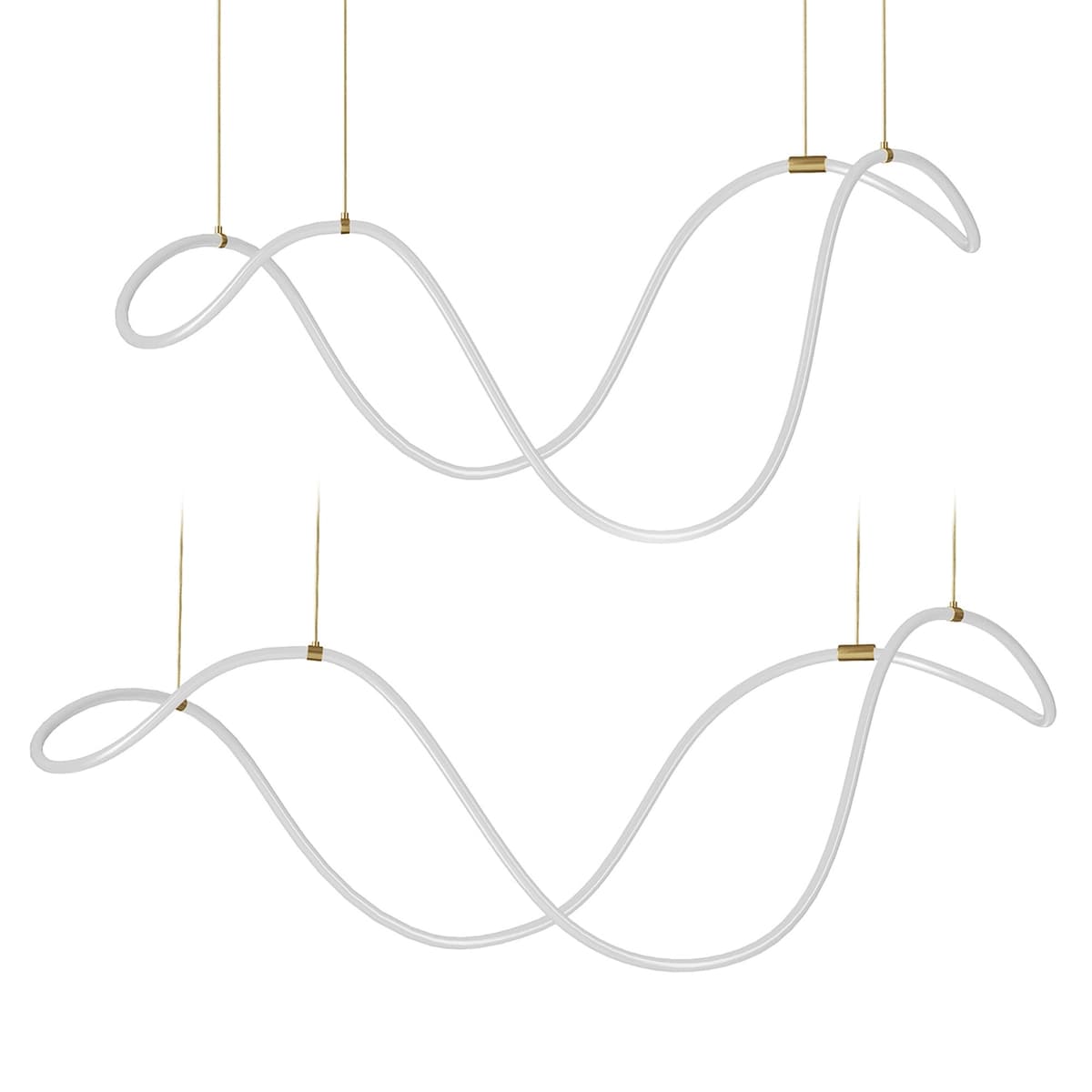 WOMO Rope Led Round Chandelier