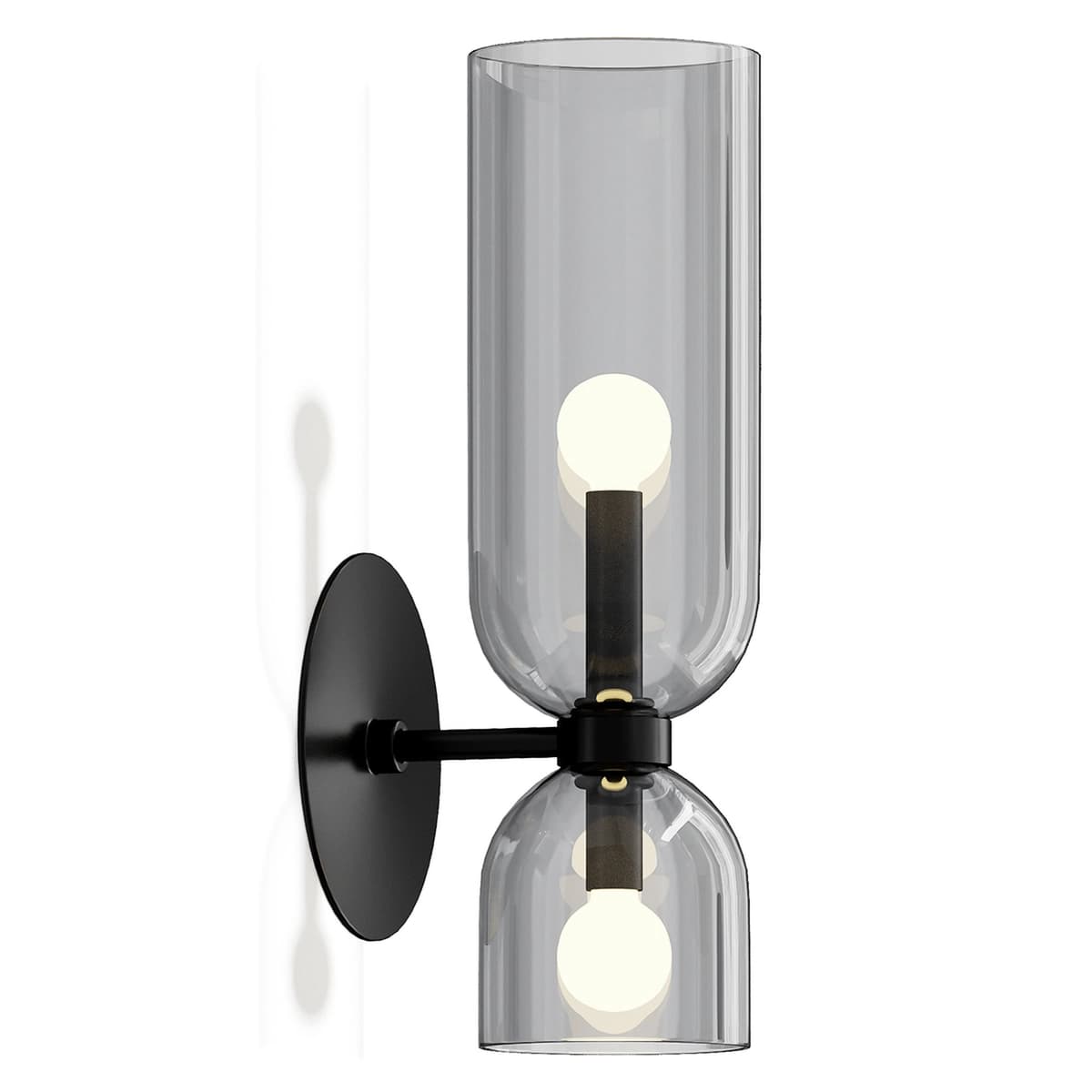 Edie Sconce Blackened Brass