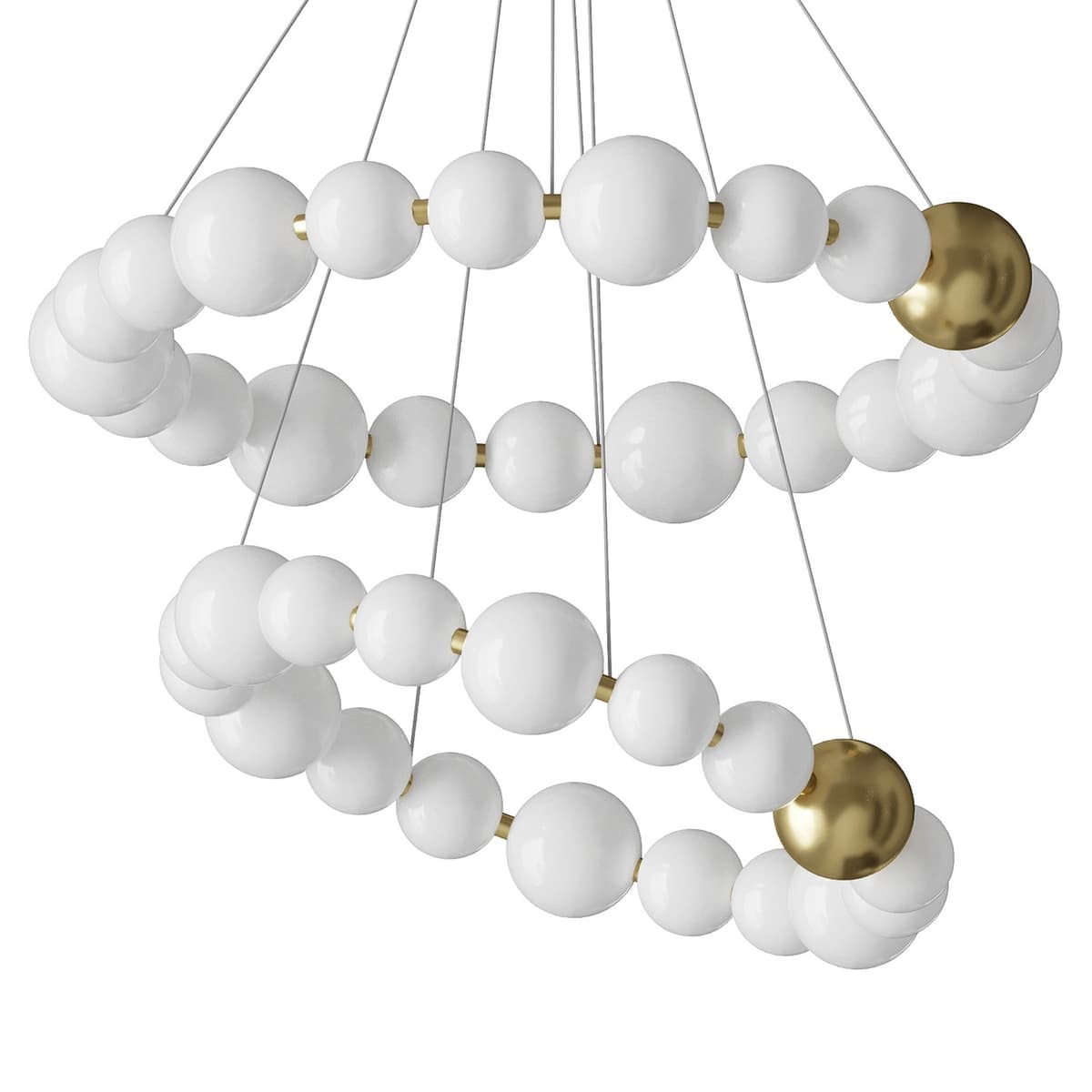 WOMO Pear Necklace Circular Chandelier