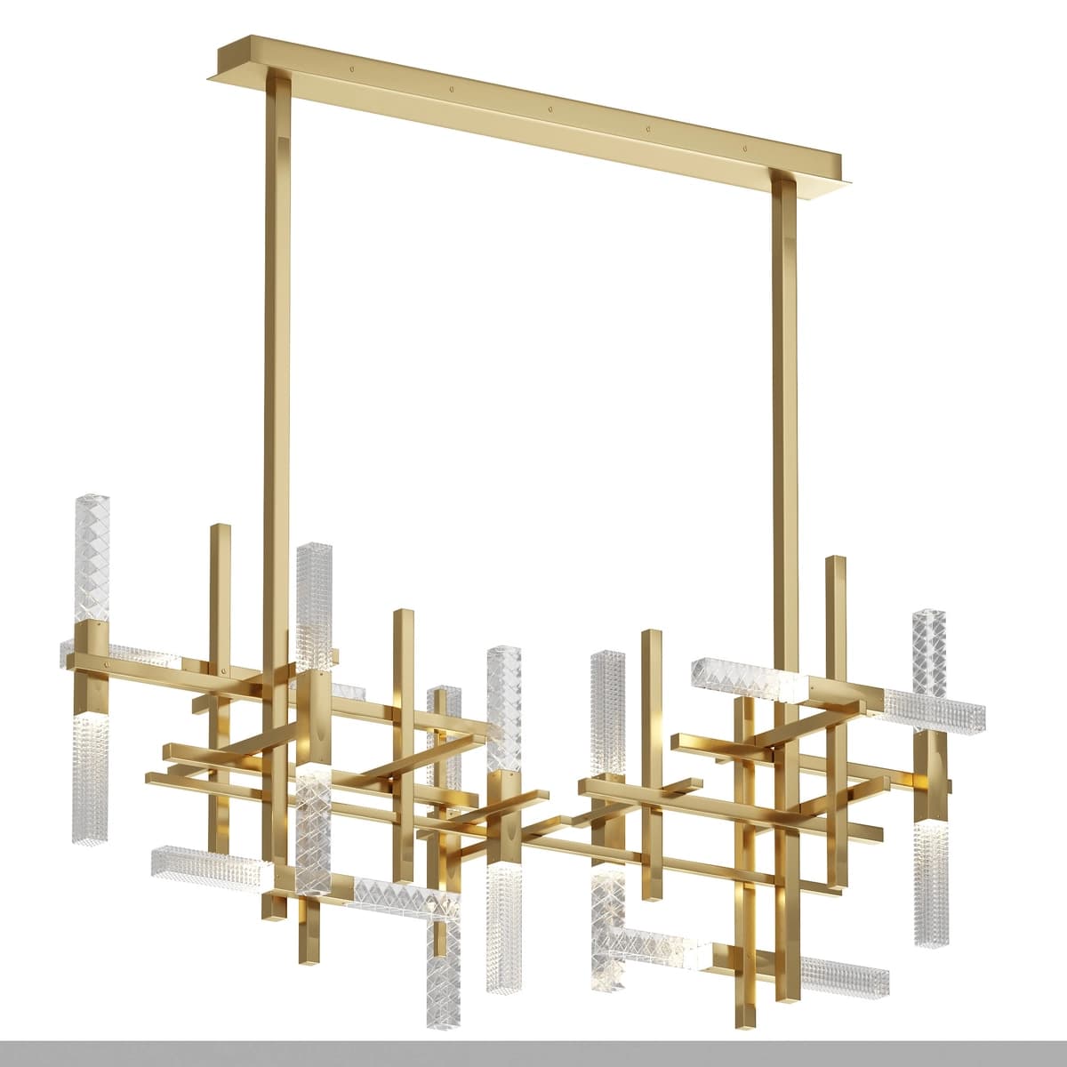 Mikado Double LED Linear Suspension