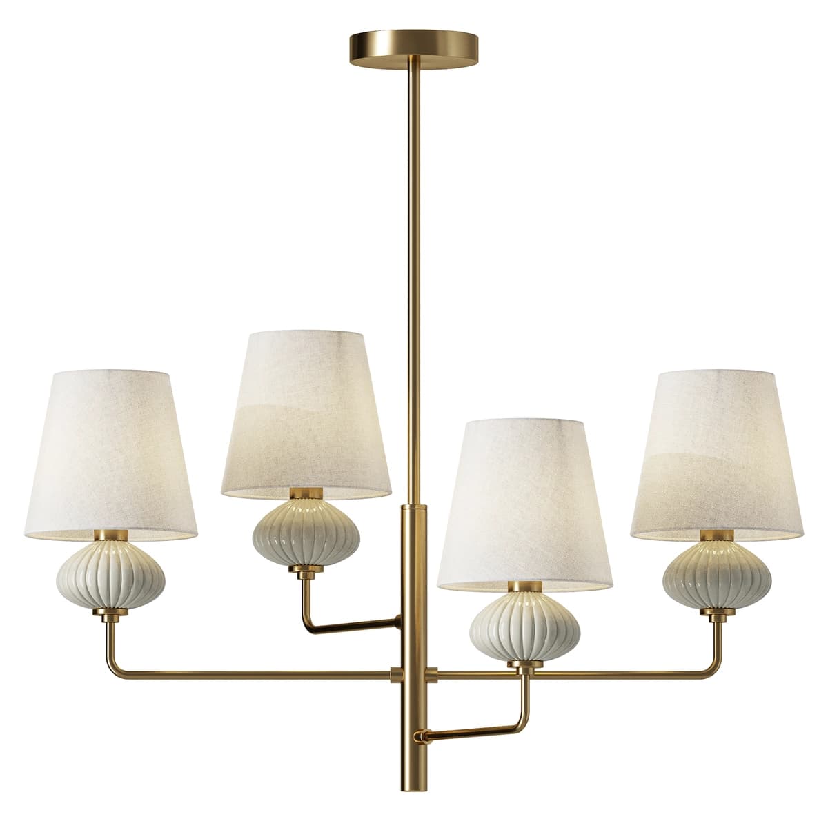 Freya Ceramics FR2029PL 04BS Pendant Light