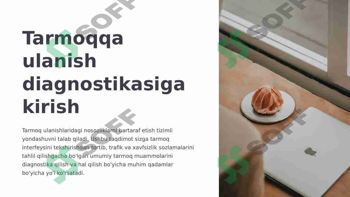 Tarmoqqa ulanish diagnostikasiga kirish